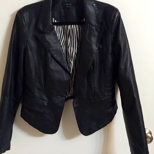 Faux leather jacket